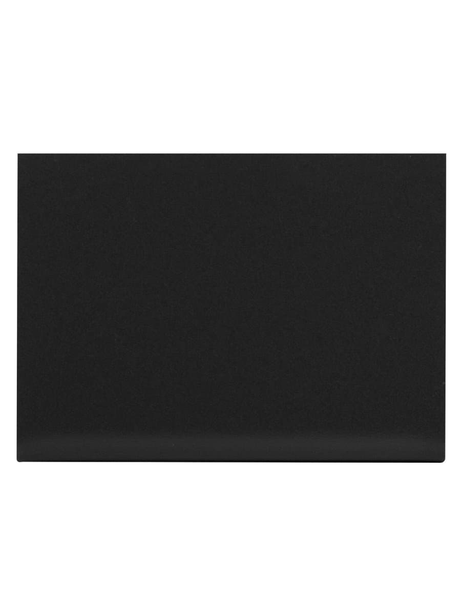 Табличка меловая настольная А4 (21x29,7 см), L-образная, горизонтальная, ПВХ, ЧЕРНАЯ, BRAUBERG, 291291