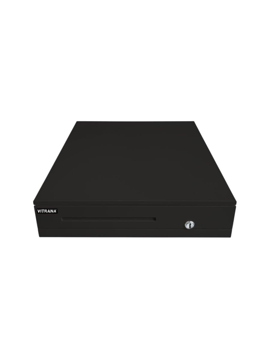 Ящик денежный электромеханический CD-405-B, 405x420x92 мм, ЧЕРНЫЙ, VITRANA (ВИТРАНА), 291409