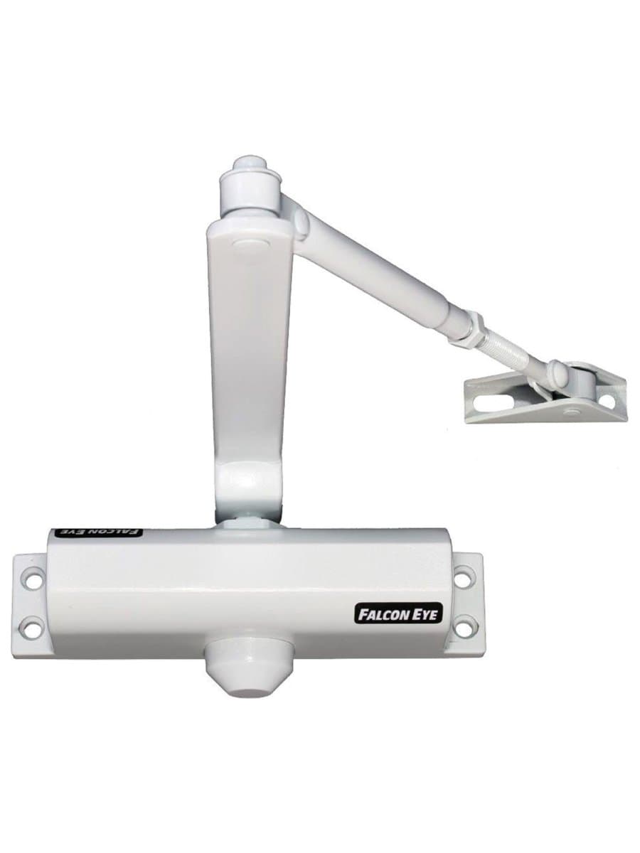 Доводчик FALCON EYE FE-B2W на дверь 25-45 кг, белый, 00-00110303