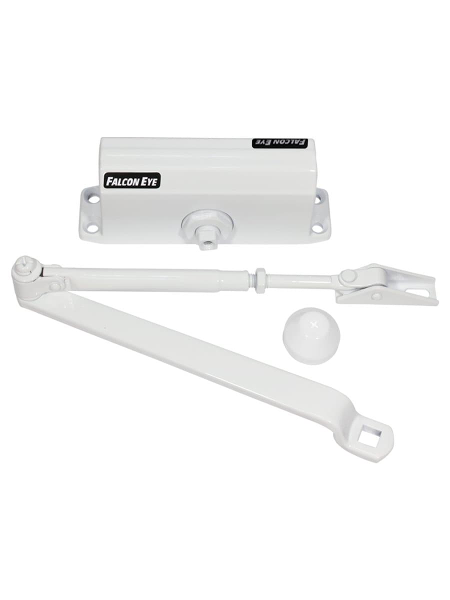 Доводчик FALCON EYE FE-B2W на дверь 25-45 кг, белый, 00-00110303