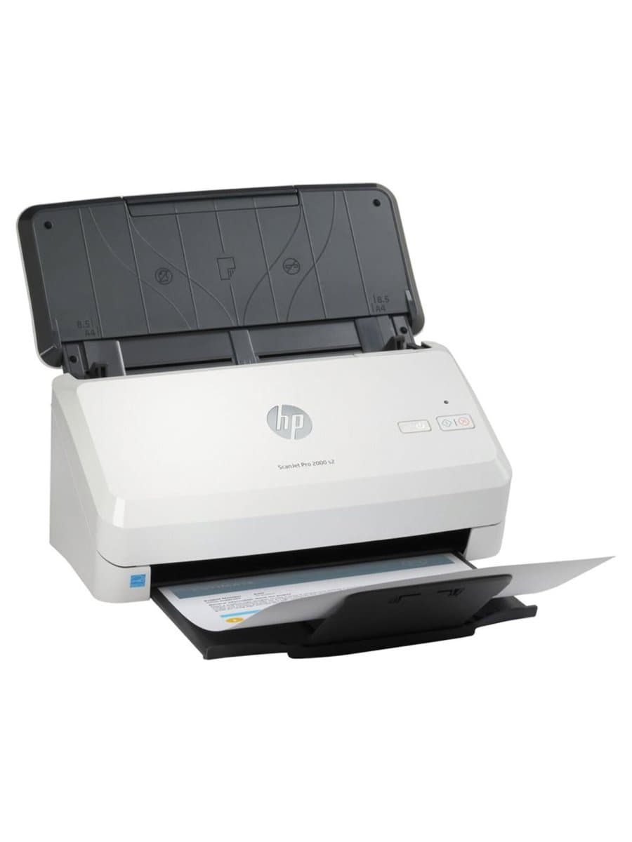 Сканер потоковый HP ScanJet Pro 2000 s2 А4, 35 стр./мин, 600x600, ДАПД, 6FW06A