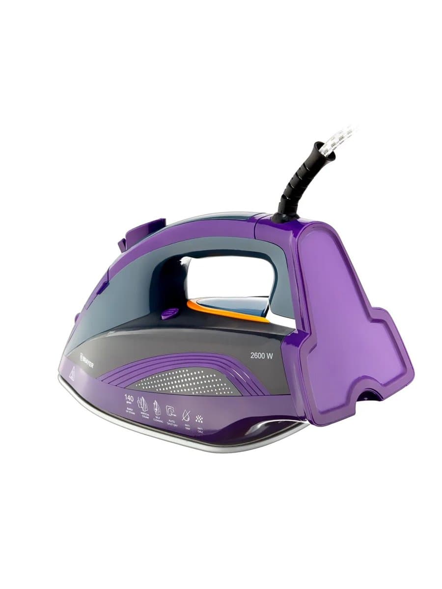 Утюг BRAYER BR4001, OneTemp, 2600 Вт, керамическое покрытие, самоочистка, антикапля, автоотключение, антинакипь