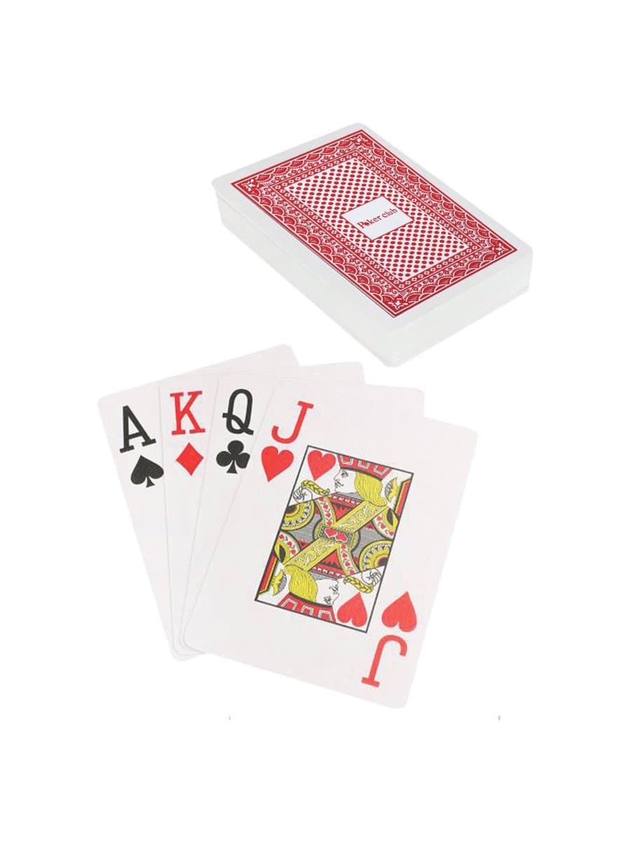 Карты игральные пластиковые "Poker club", ассорти, 54 шт., 8,7 х 6,3 см, 25 мкм, ИН-9121, ИН-9130, ИН-4382