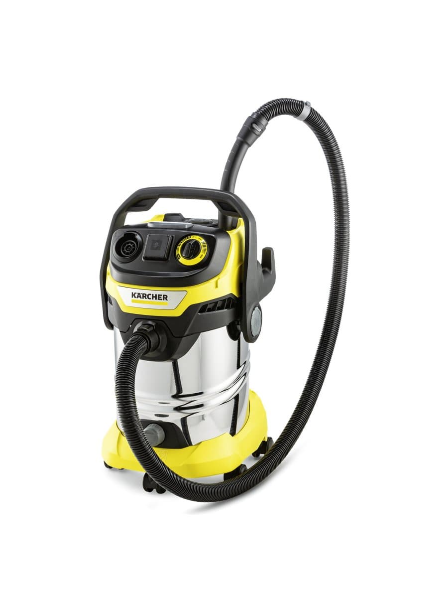 Пылесос хозяйственный KARCHER WD 6 PS, мусоросборник 30 л, мощность 1300 Вт, желтый, 1.628-360.0