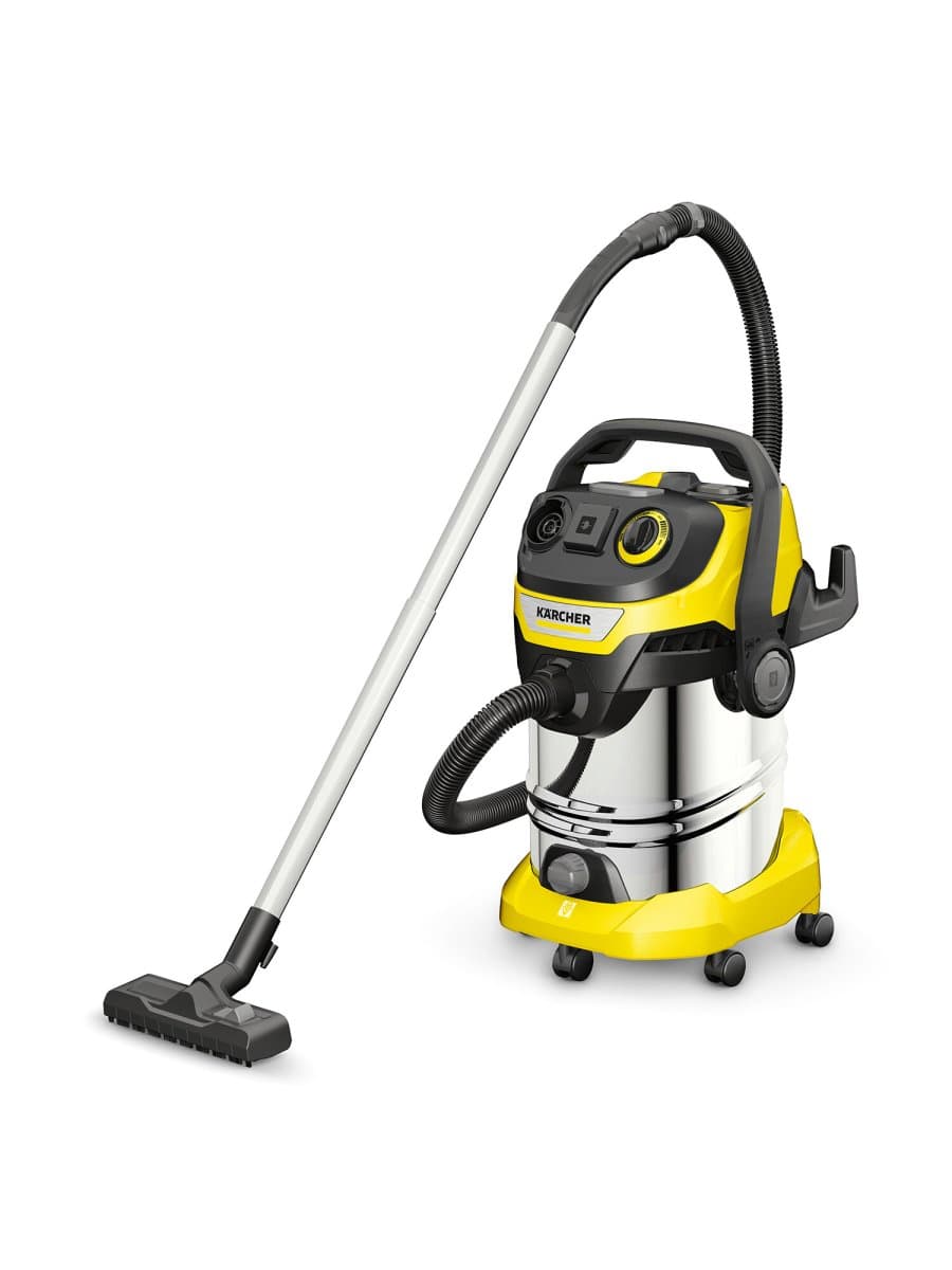 Пылесос хозяйственный KARCHER WD 6 PS, мусоросборник 30 л, мощность 1300 Вт, желтый, 1.628-360.0