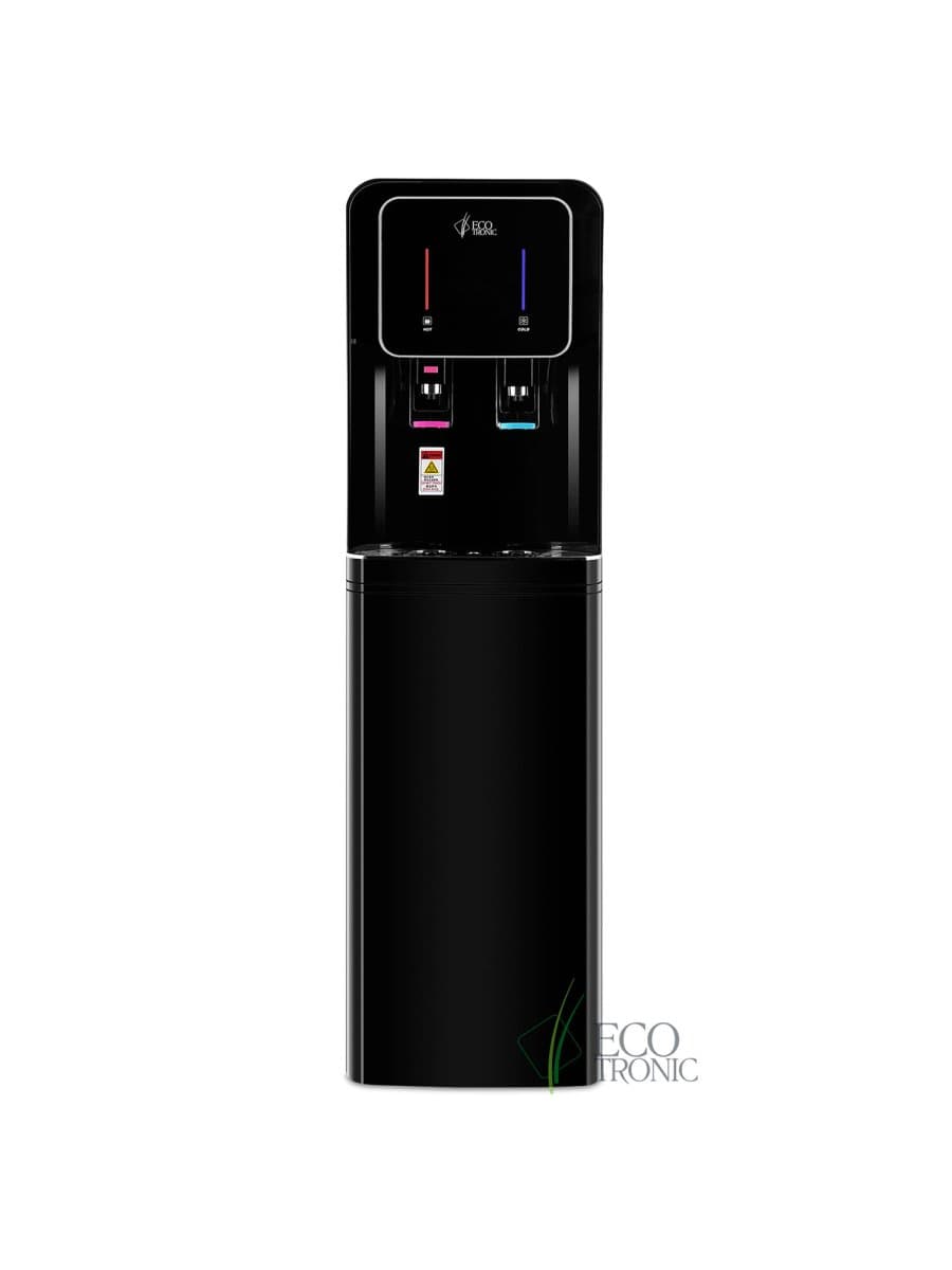 Пурифайер для воды ECOTRONIC A60-U4L напольный, НАГРЕВ/ОХЛАЖДЕНИЕ КОМПРЕССОРНОЕ, 2 крана, черный, 7139