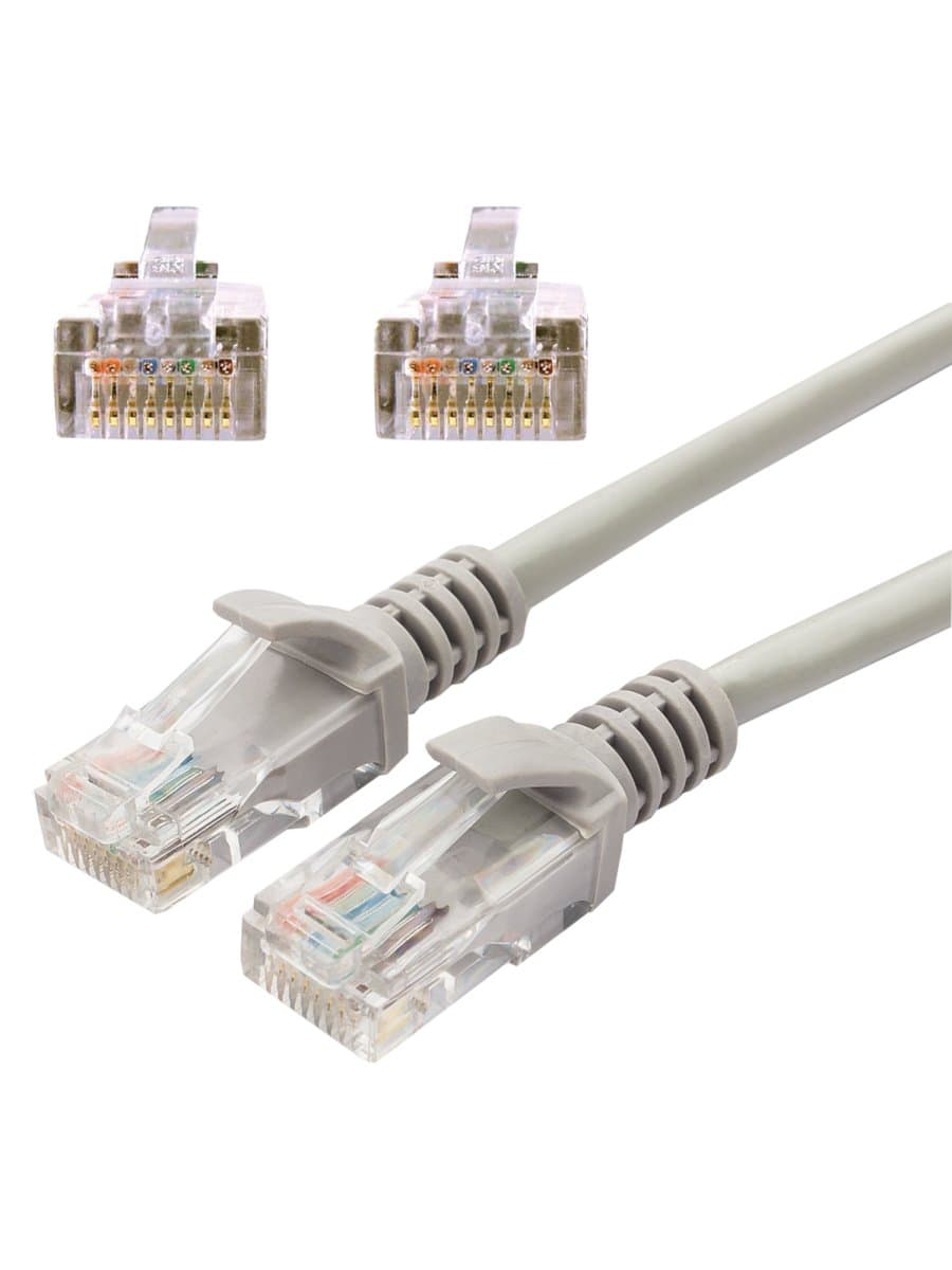 Кабель (патч-корд) UTP 5Е категория, RJ-45, 20 м, CABLEXPERT, для подключения по локальной сети LAN, PP12-20M