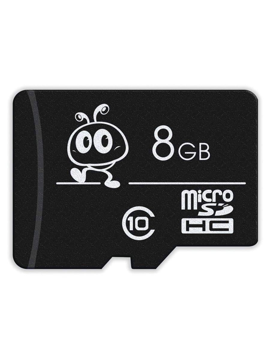 Карта памяти micro SDHC, 8 GB, SMARTBUY, 10 Мб/сек. (class 10), с адаптером, SB8GBSDCL10-01