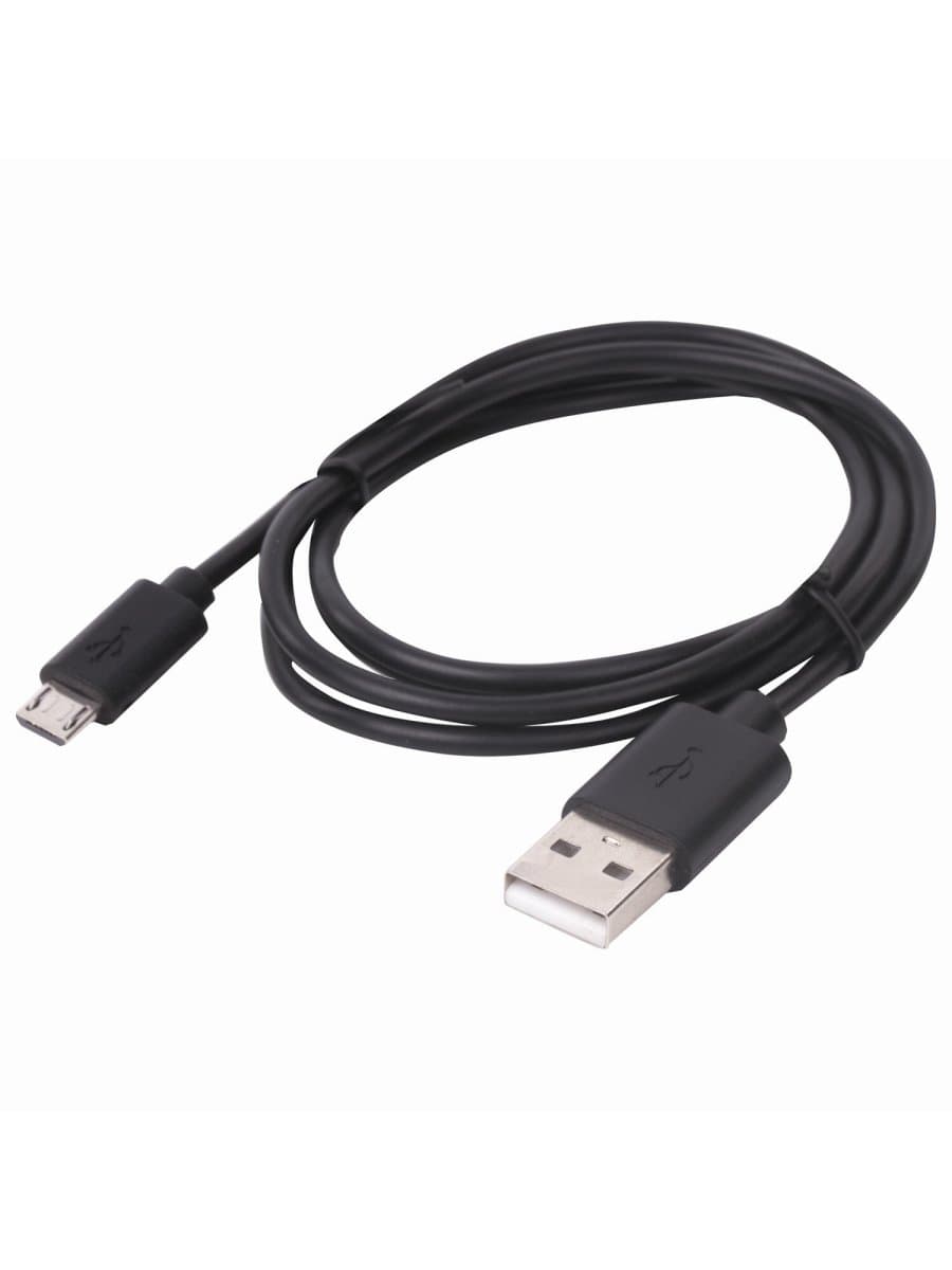 Кабель USB 2.0 – micro USB, 1 м, SONNEN, медь, для передачи данных и зарядки, черный, 513115