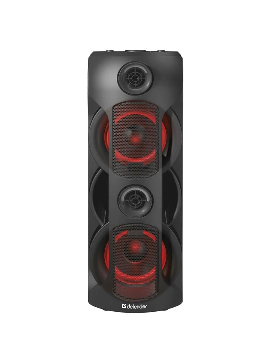Колонка портативная DEFENDER G78, 2.0, 70 Вт, Bluetooth, FM-тюнер, microSD, чёрная, 65178