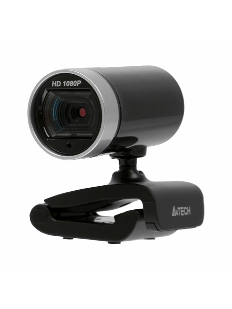 Веб-камера A4TECH PK-910H, 2 Мп, микрофон, USB 2.0, регулируемый крепеж, черная, 695255