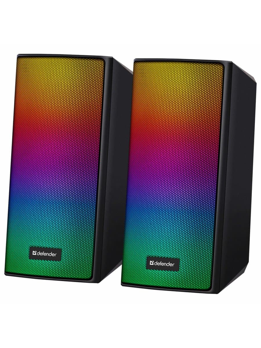 Колонки компьютерные DEFENDER SPITFIRE 2.0, 6 Вт, Bluetooth, питание от USB, 65047