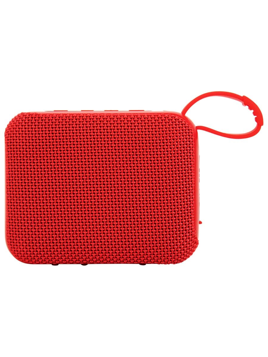 Колонка портативная влагозащищенная KAIGO (КАЙГО) BS100, 5 Вт, Bluetooth, USB, Micro SD, TWS, FM, красная, 514220