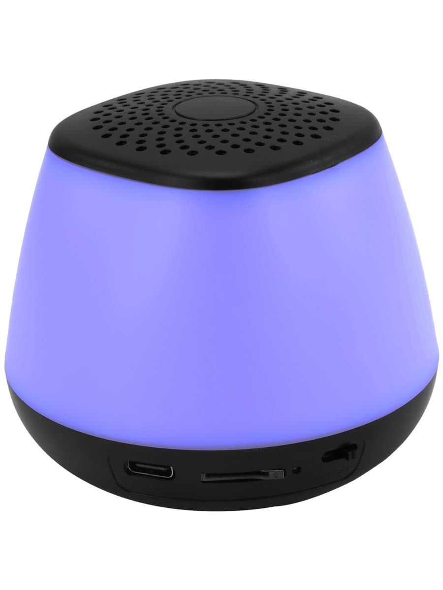 Колонка портативная KAIGO (КАЙГО) GE-3058, 3 Вт, Bluetooth, Micro SD, RGB, 514222