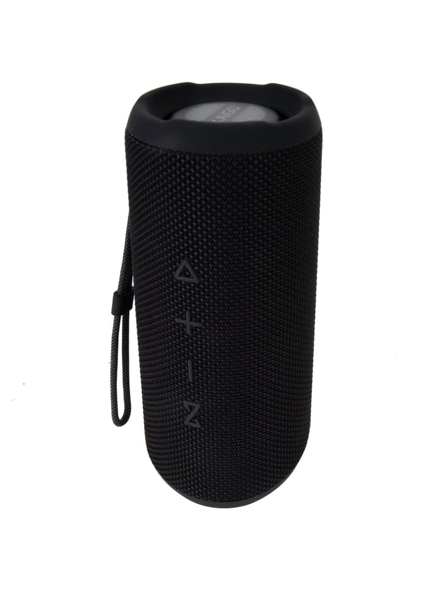 Колонка портативная влагозащищенная KAIGO (КАЙГО) BT16T, 10 Вт, Bluetooth, Micro SD, AUX, RGB, TWS, IPX7, черная, 514225