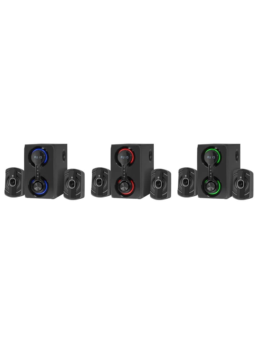 Колонки компьютерные DEFENDER Eclipse, 2.1, 40 Вт, Bluetooth, FM, USB, SD, AUX, черные, 65593