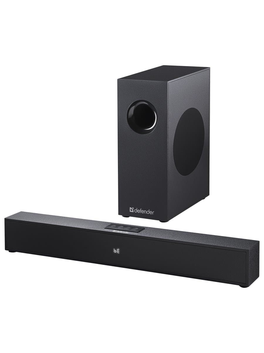 Саундбар DEFENDER Z50, 2.1, 50 Вт, Bluetooth, USB, HDMI, AUX, дерево, 65251