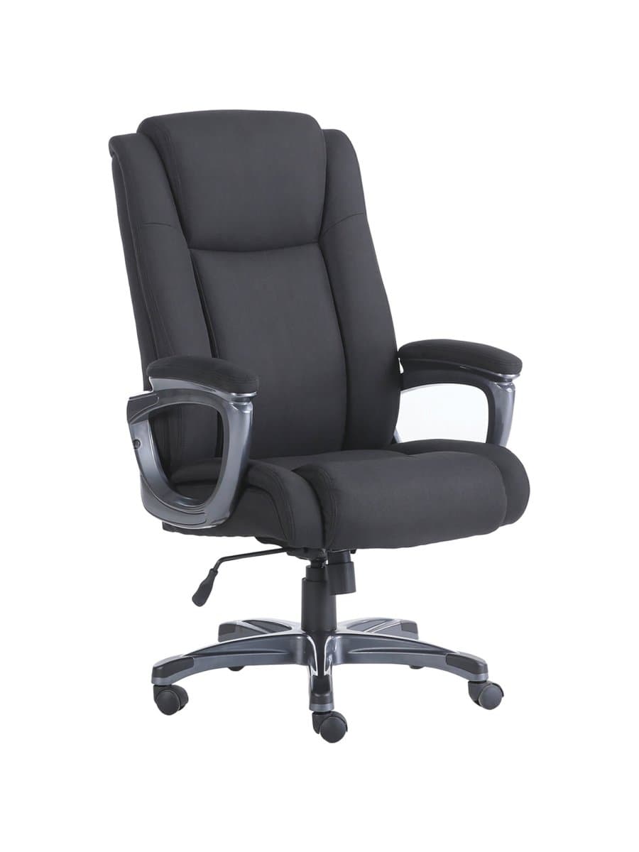 Кресло офисное BRABIX PREMIUM "Solid HD-005", НАГРУЗКА до 180 кг, ткань, черное, 531822