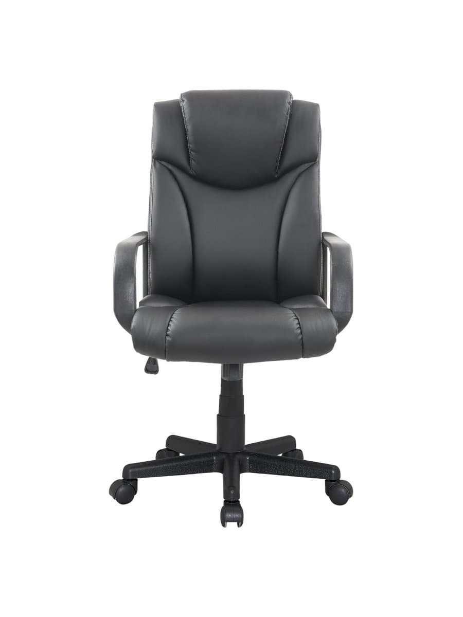 Кресло офисное BRABIX "Relax MS-001", 4 массажных модуля, экокожа, черное, 532519