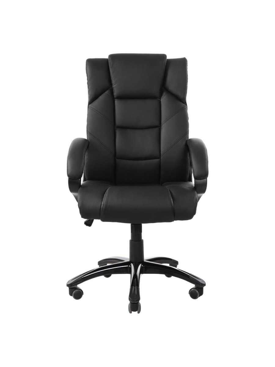 Кресло офисное BRABIX "Bliss MS-004", 6 массажных модулей, экокожа, черное, 532522