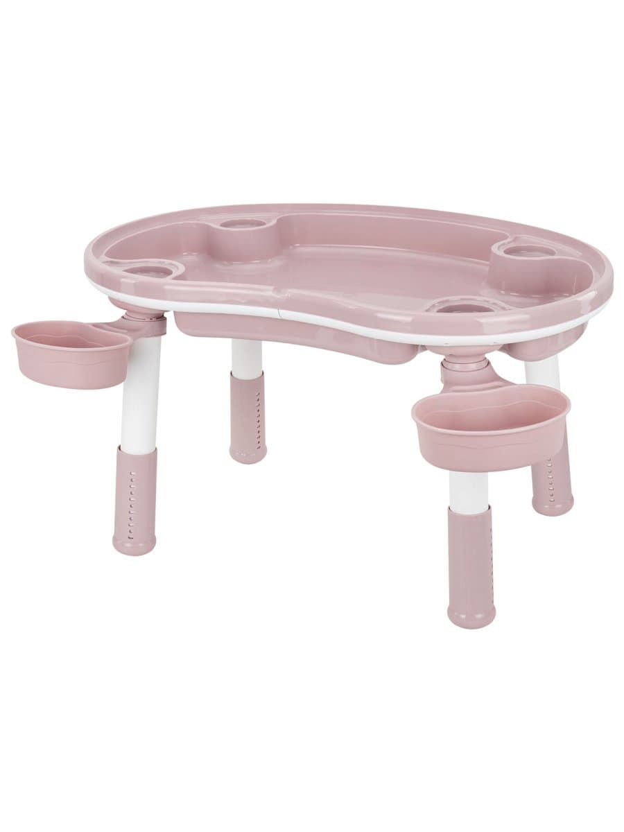 Стол детский трансформер 3 в 1 BRABIX KIDS CT-001, растущий, 2-8 лет, пластик, розовый, 533289
