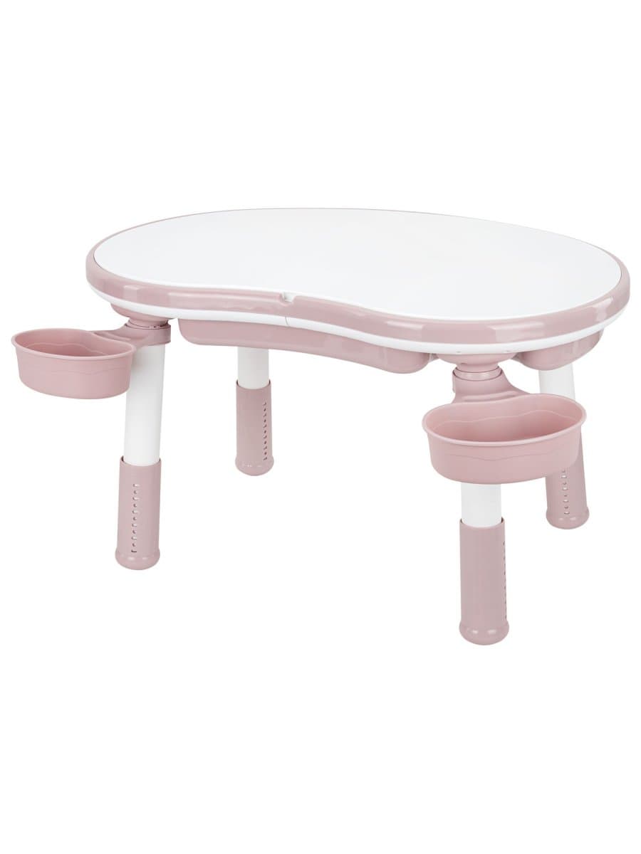 Стол детский трансформер 3 в 1 BRABIX KIDS CT-001, растущий, 2-8 лет, пластик, розовый, 533289