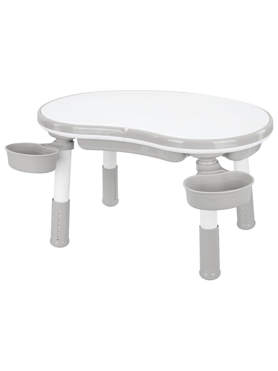 Стол детский трансформер 3 в 1 BRABIX KIDS CT-001, растущий, 2-8 лет, пластик, серый, 533290