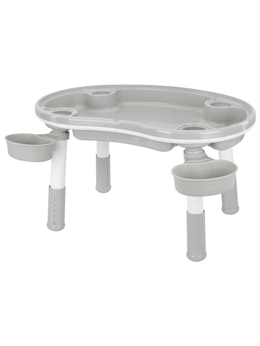 Стол детский трансформер 3 в 1 BRABIX KIDS CT-001, растущий, 2-8 лет, пластик, серый, 533290
