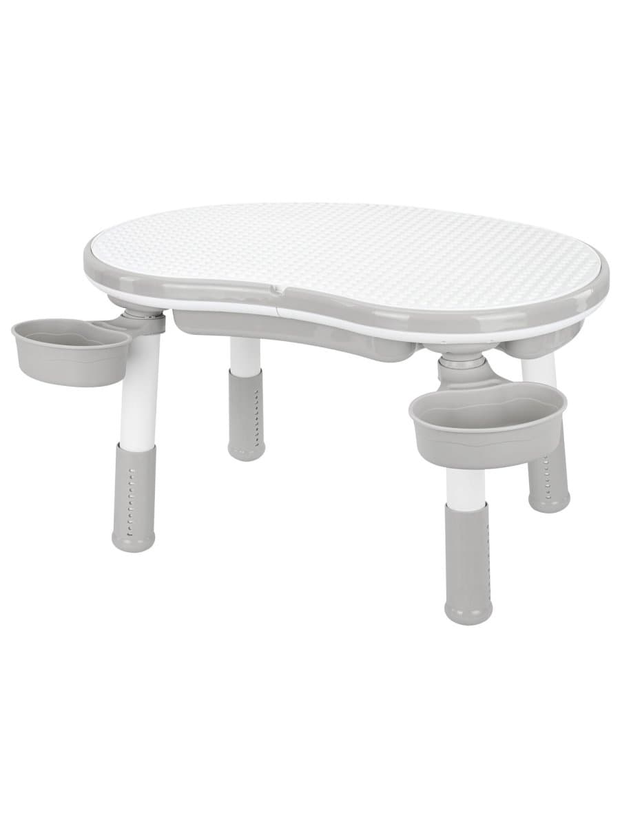 Стол детский трансформер 3 в 1 BRABIX KIDS CT-001, растущий, 2-8 лет, пластик, серый, 533290