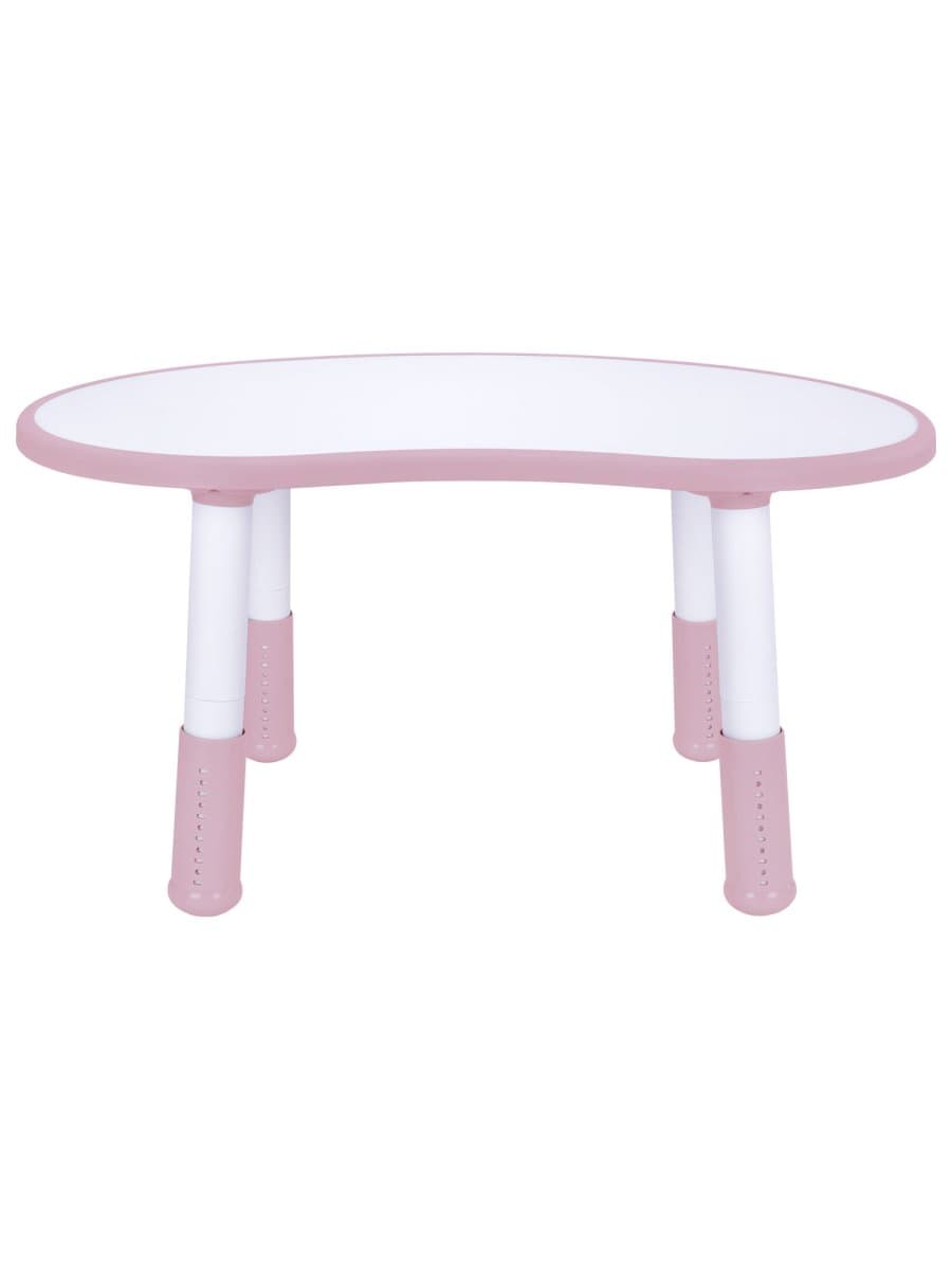 Стол детский BRABIX KIDS CT-002, растущий, 2-8 лет, пластик белый + розовый, 533295