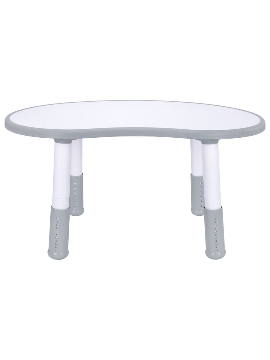 Стол детский BRABIX KIDS CT-002, растущий, 2-8 лет, пластик белый + серый, 533296