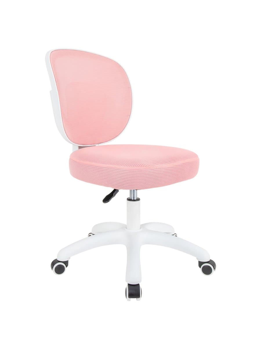 Кресло детское BRABIX KIDS "MG-230", без подлокотников, сетка/ткань TW, розовое, 533319