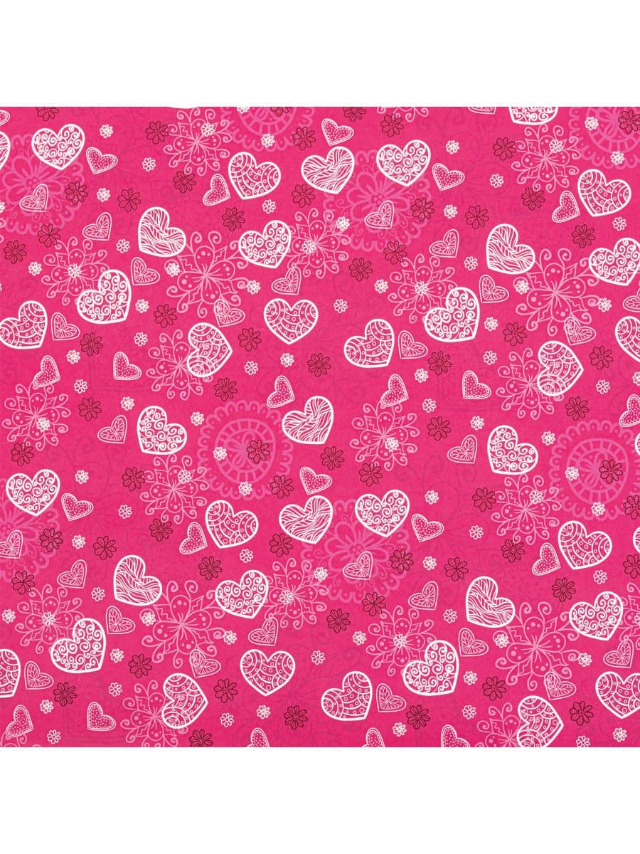 Бумага упаковочная подарочная мелованная "Love Story", 70x100 см, 10 дизайнов ассорти, ЗОЛОТАЯ СКАЗКА, 591916
