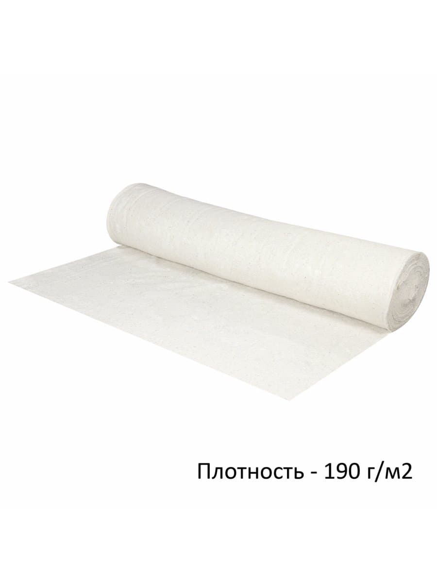 Полотно ХПП холстопрошивное ПЛОТНОЕ светлое 1,5х50 м, 190(±10) г/м2, шаг 2,5 мм, LAIMA Стандарт, 600841