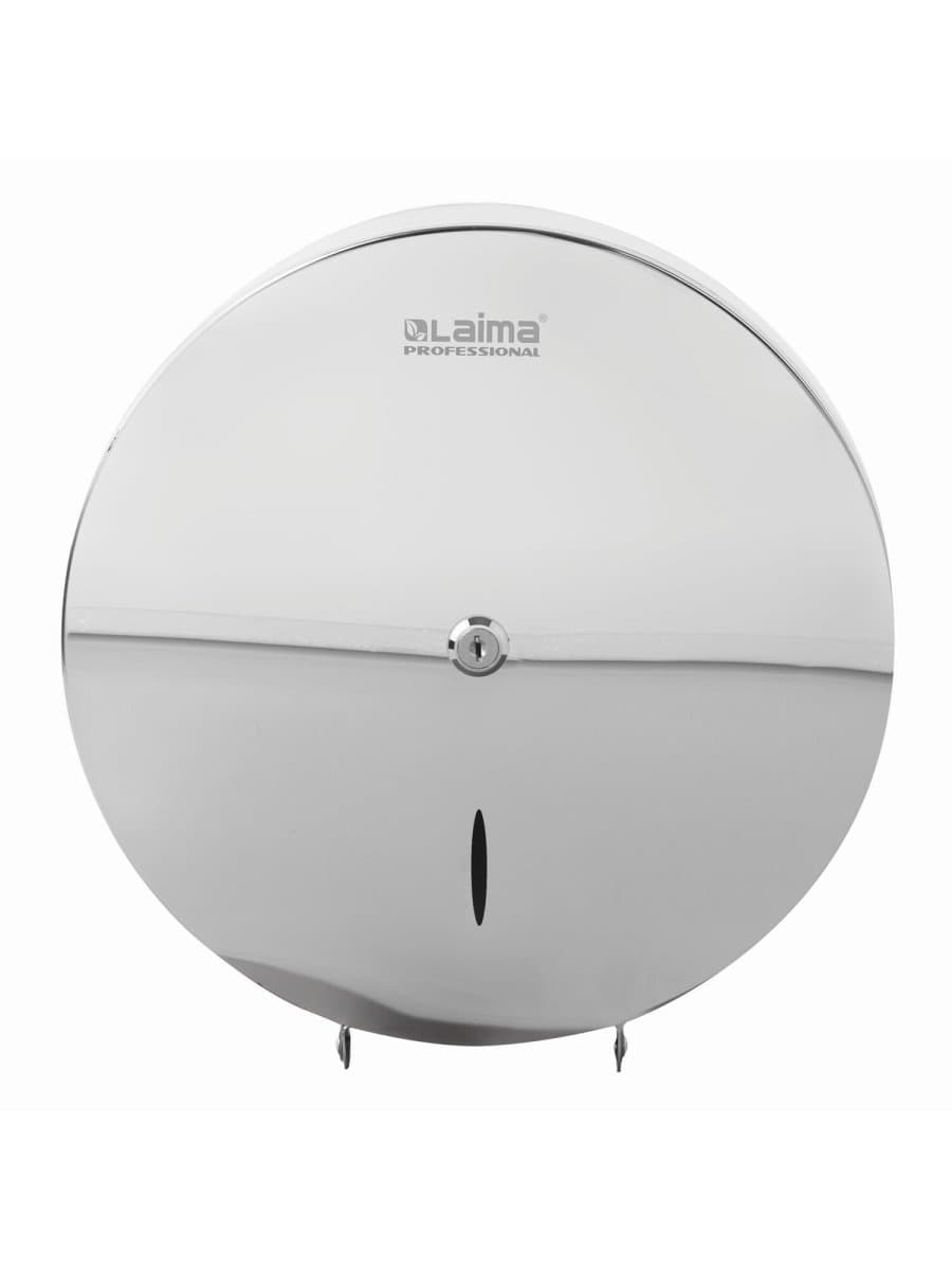 Диспенсер для туалетной бумаги LAIMA PROFESSIONAL INOX, (Система T1) БОЛЬШОЙ, нержавеющая сталь, зеркальный, 605701