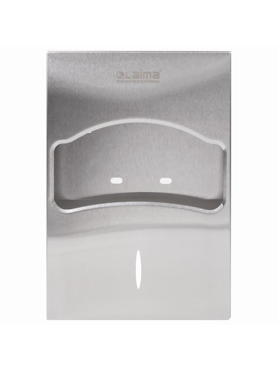 Диспенсер для покрытий на унитаз LAIMA PROFESSIONAL INOX, 1/4 сложения, нержавеющая сталь, матовый, 605704