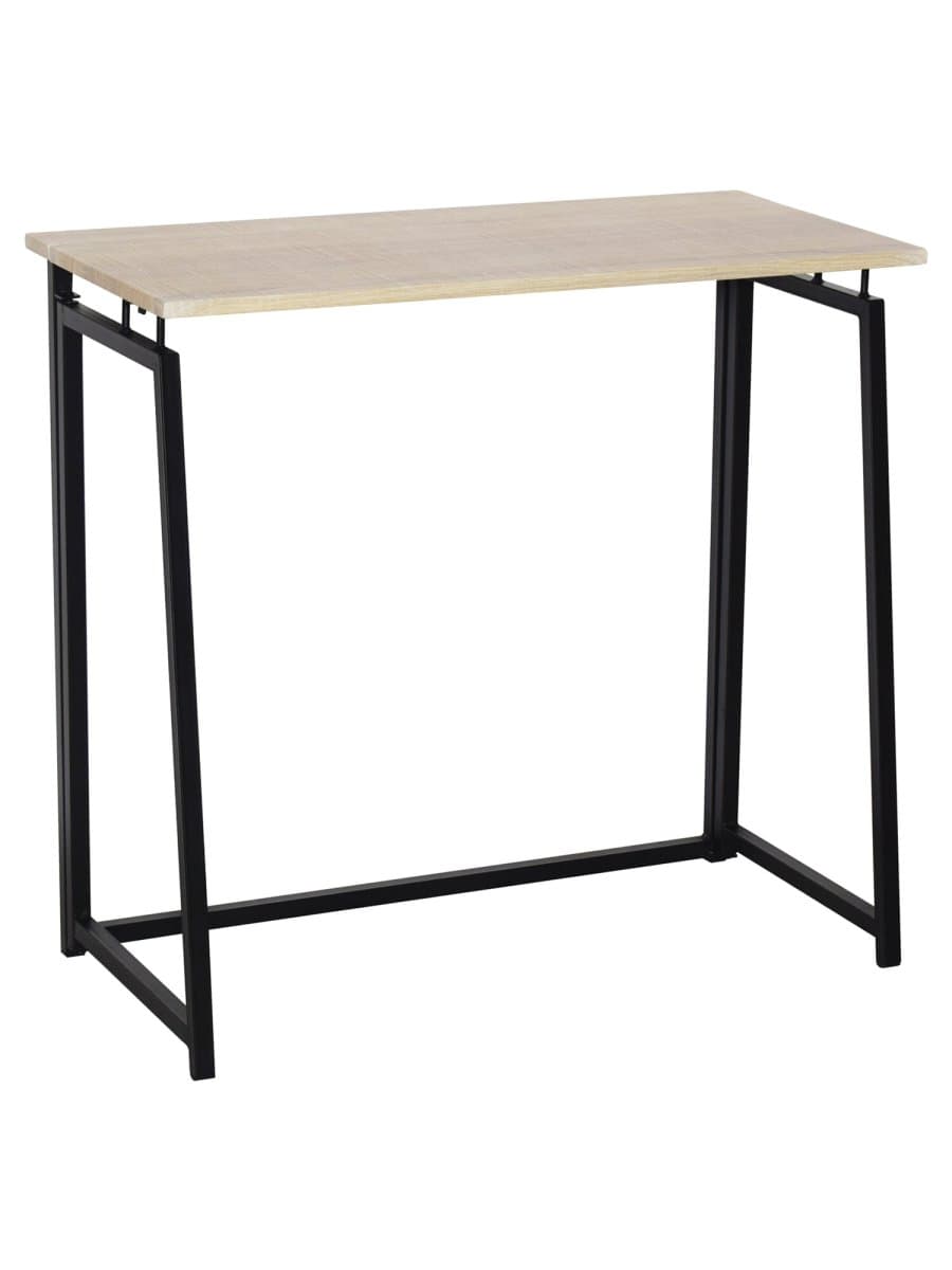 Стол на металлокаркасе BRABIX "LOFT CD-001", 800х440х740 мм, складной, цвет дуб натуральный, 641211