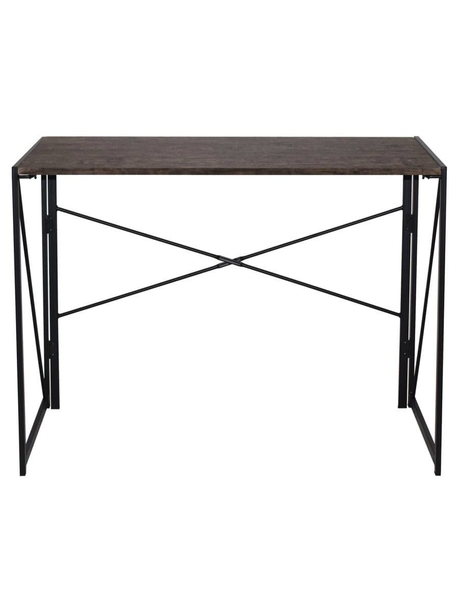 Стол на металлокаркасе BRABIX "LOFT CD-002", 1000х500х750 мм, складной, цвет морёный дуб, 641212