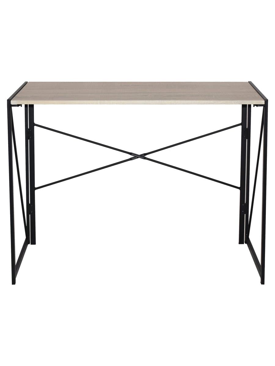 Стол на металлокаркасе BRABIX "LOFT CD-002", 1000х500х750 мм, складной, цвет дуб натуральный, 641214