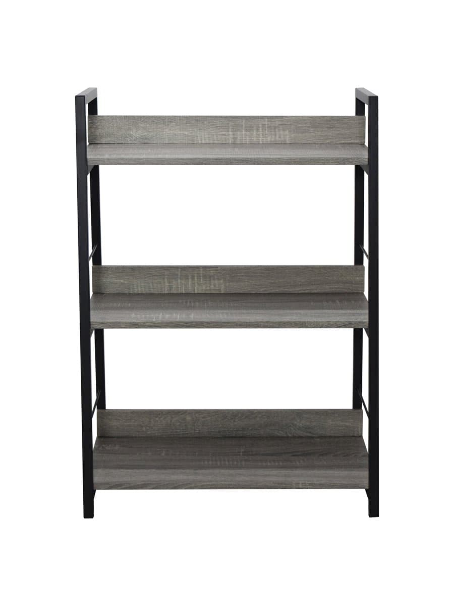 Стеллаж на металлокаркасе BRABIX "LOFT SH-002", 600х350х845 мм, цвет дуб антик, 641232