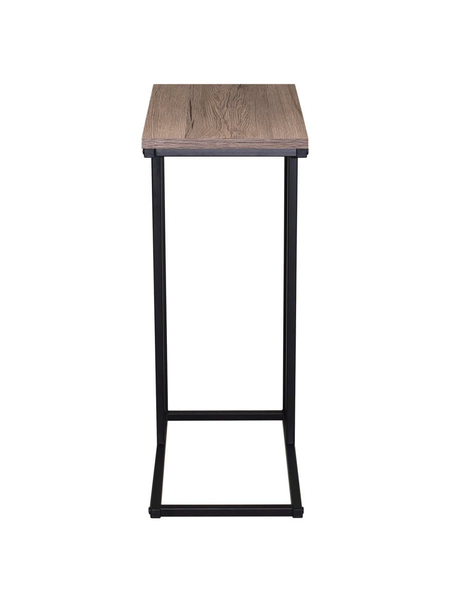 Стол журнальный на металлокаркасе BRABIX "LOFT CT-002", 450х250х630 мм, цвет морёный дуб, 641861