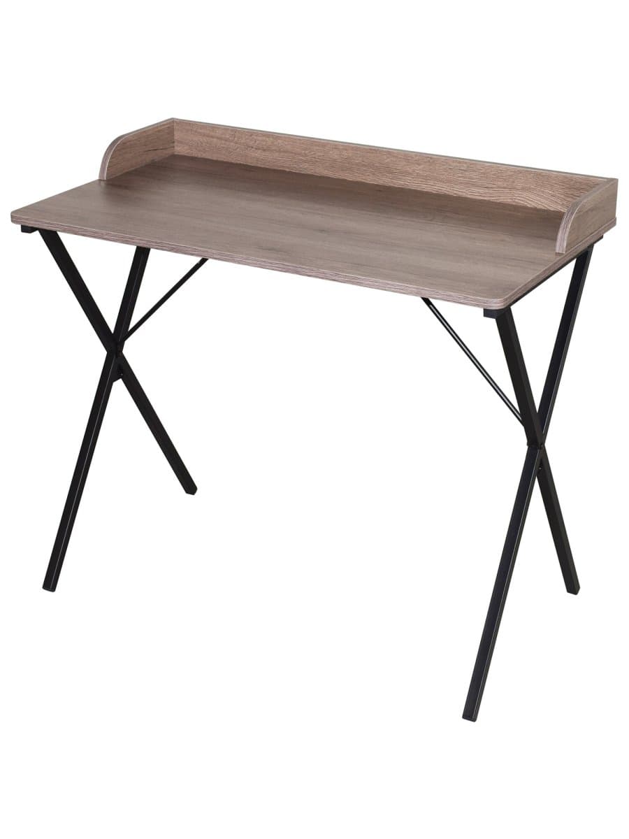 Стол на металлокаркасе BRABIX "LOFT CD-008", 900х500х780 мм, цвет морёный дуб, 641863