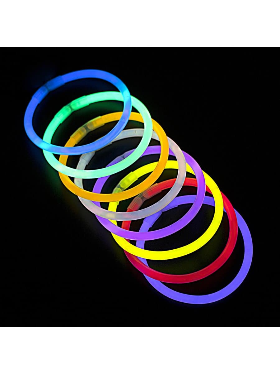 Светящиеся (неоновые) палочки 100 штук + 5 в ПОДАРОК! в тубе, ассорти, ЗОЛОТАЯ СКАЗКА, 662596
