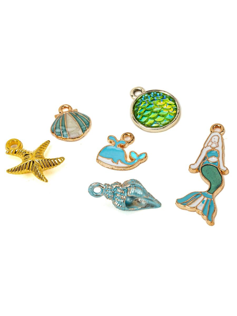 Набор для создания бижутерии и украшений BEADS SET РУСАЛКИ, 188 элементов, BRAUBERG KIDS, 664700