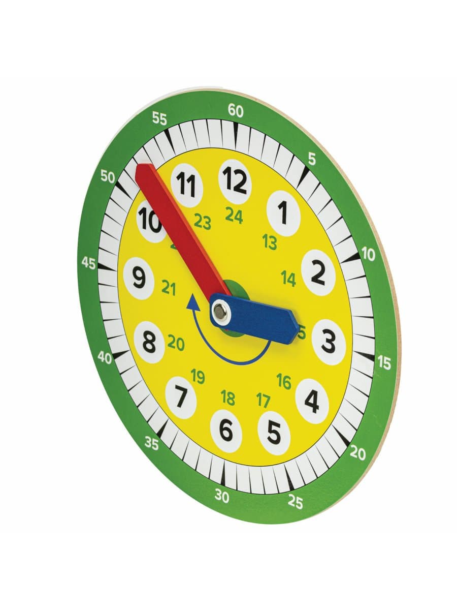 Деревянная игрушка "Умные часы", BRAUBERG KIDS, 665263