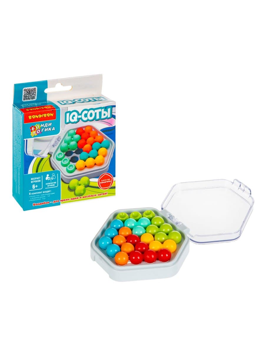 Игра настольная логическая БондиЛогика "IQ-СОТЫ", BONDIBON, ВВ6593
