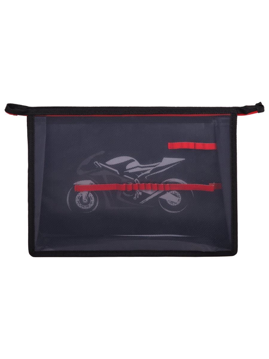 Папка для труда на молнии BRAUBERG А4, 2 отделения, органайзер, "Sport bike", 270981