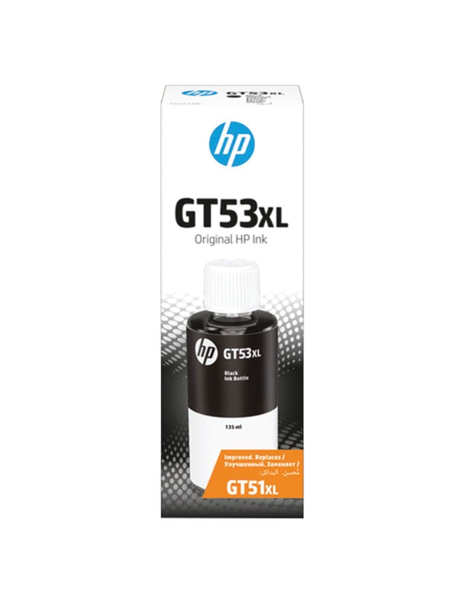 Чернила HP GT53XL (1VV21AE) для InkTank 315/410/415, SmartTank 500/515/615, черные, ресурс 6000 страниц, оригинальные