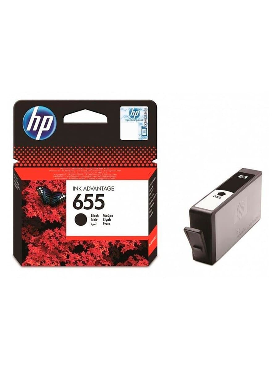 Картридж струйный HP (CZ109AE) Deskjet Ink Advantage 3525/5525/4515/4525 №655, черный, оригинальный