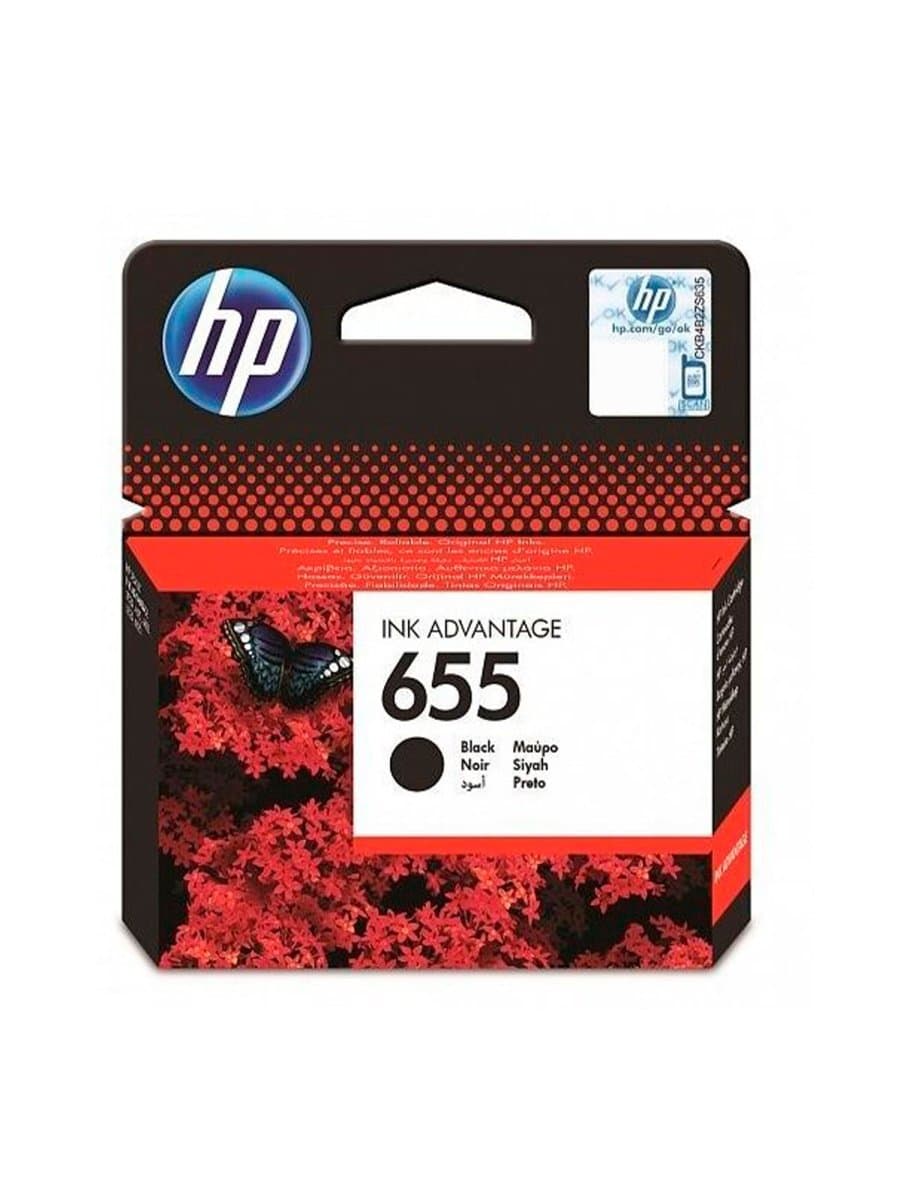 Картридж струйный HP (CZ109AE) Deskjet Ink Advantage 3525/5525/4515/4525 №655, черный, оригинальный